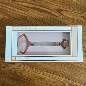Luxury BeautyBio Rose Quartz Face and Body Roller